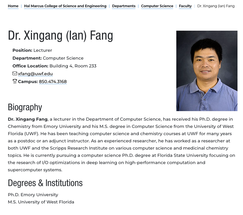 Ian Fang, Ph.D.